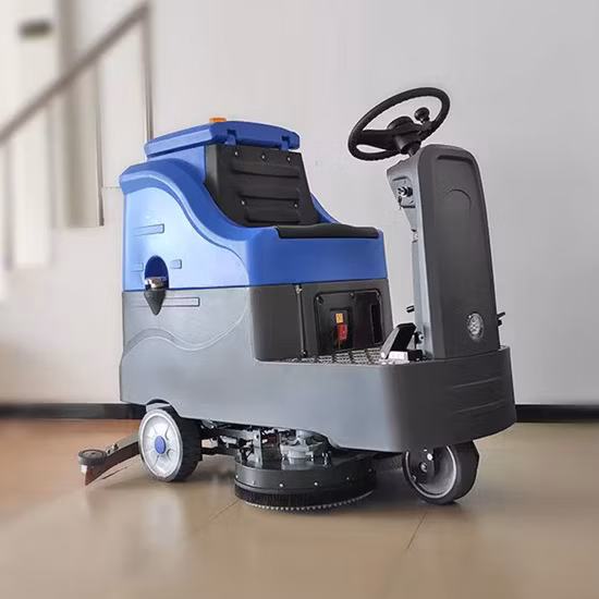 360-Degree Bi-Directional Rotating Self-Cleaning Intelligent Floor Scrubber