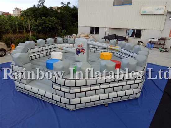 Wipeout Eliminator Inflatable, Wipeout Inflatable Sweeper, Meltdown Zone Inflatable Game