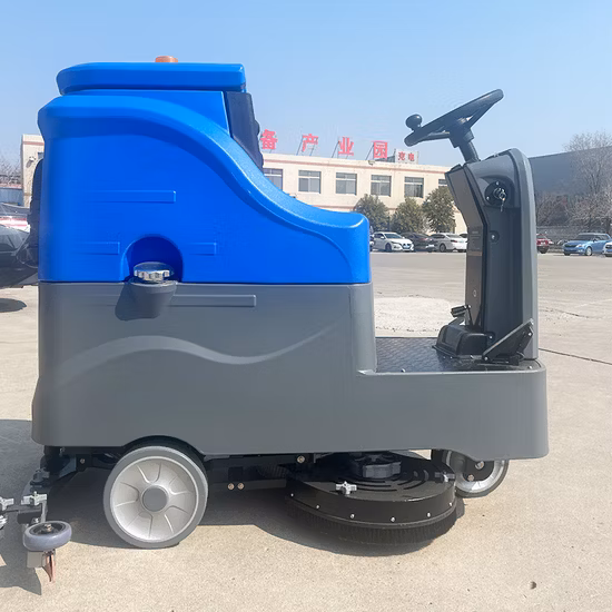 360-Degree Bi-Directional Rotating Self-Cleaning Intelligent Floor Scrubber