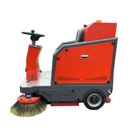 Bürgersteig Straße Schnee Walk Behind Street Sweeper Ride on Floor Cleaners Kommerzielle elektrische Auto-Bodenkehrmaschine