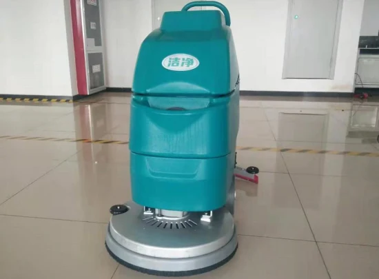 Bodenwasch- und Reinigungsmaschine, tragbar, handgeführt, Bodenscheuersaugmaschine mit Einzelbürste