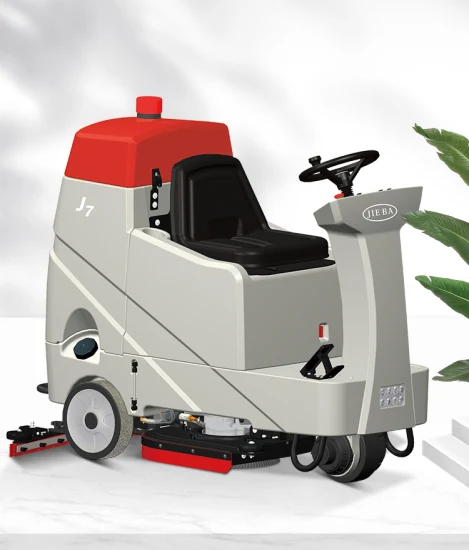 Fahrende Bodenwaschmaschine Industrielle kommerzielle Bürstensaug- und Schleppkehrmaschine mit integrierter Kehrmaschine