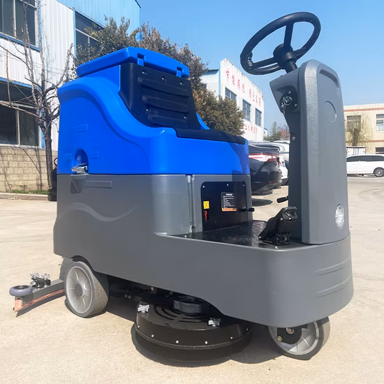 360-Grad-bidirektional rotierender selbstreinigender intelligenter Bodenschrubber