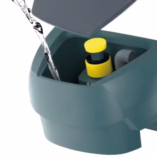 Elerein K6 Aufsitz-Bodenschrubber, kleiner zusammenklappbarer Bodenschrubber für enge Räume